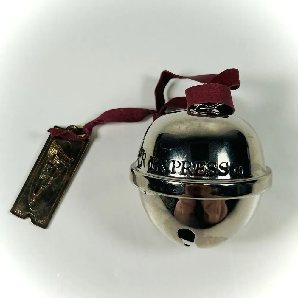 2007 HALLMARK Keepsake POLAR EXPRESS SANTA'S SLEIGH BELL Christmas Ornament